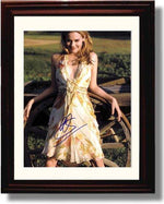 Framed Alicia Silverstone Autograph Promo Print - White Dress Framed Print - Movies FSP - Framed   