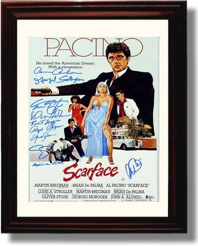 Unframed Scarface Autograph Promo Print - Cast Signed Unframed Print - Movies FSP - Unframed   
