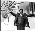 Floating Canvas Wall Art:  BB King Autograph Print Floating Canvas - Music FSP - Floating Canvas   