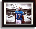 8x10 Framed Philip Rivers - San Diego Chargers Autograph Promo Print Framed Print - Pro Football FSP - Framed   