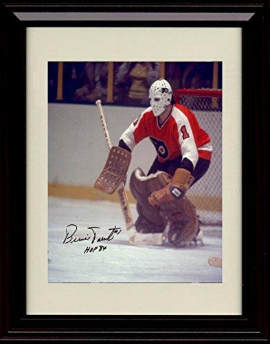 Unframed Bernie Parent Autograph Promo Print - Philadelphia Flyers Unframed Print - Hockey FSP - Unframed   