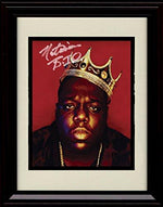 8x10 Framed Notorious BIG Autograph Promo Print - Biggie Smalls Framed Print - Music FSP - Framed   