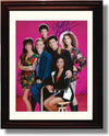 Framed Saved by the Bell Autograph Promo Print - Saved by the Bell Cast Framed Print - Television FSP - Framed   