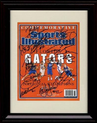 Framed 8x10 2006 Florida Gators SI Autograph Promo Print - NCAA Champs! Framed Print - College Basketball FSP - Framed   