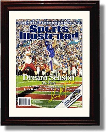 Framed 8x10 2007 Kansas Jayhawks Football "Dream Season" Kerry Meier SI Autograph Promo Framed Print - College Football FSP - Framed   