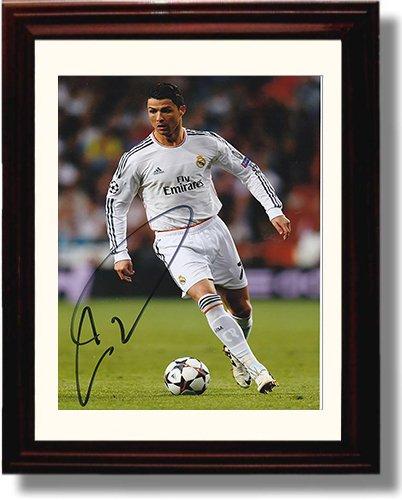 8x10 Framed Cristiano Ronaldo Autograph Promo Print Framed Print - Soccer FSP - Framed   
