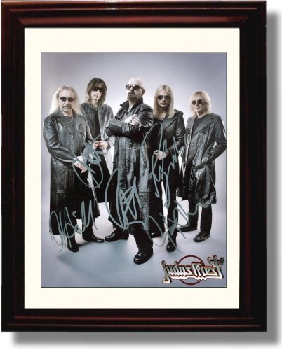 8x10 Framed Judas Priest Autograph Promo Print Framed Print - Music FSP - Framed   