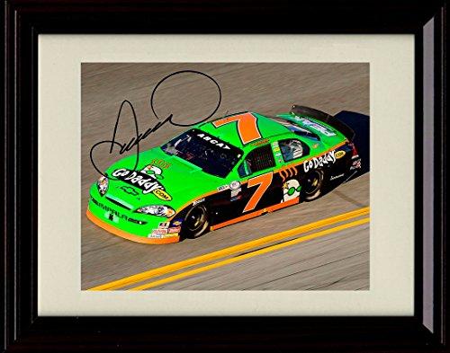 8x10 Framed Danica Patrick Autograph Promo Print - #7 Car Framed Print - NASCAR FSP - Framed   