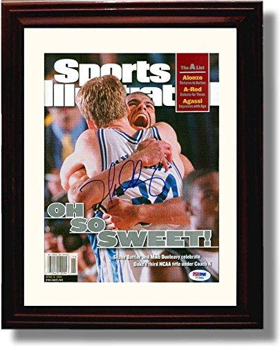 Framed 8x10 Mike Dunleavy "Oh So Sweet" SI Autograph Promo Print - Duke Blue Devils Framed Print - College Basketball FSP - Framed   