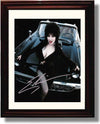 8x10 Framed Elvira Autograph Promo Print - Cassandra Peterson Framed Print - Television FSP - Framed   