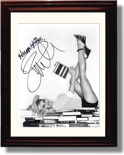 16x20 Framed Pamela Lee Anderson Autograph Promo Print - Legs For Days! Gallery Print - Television FSP - Gallery Framed   