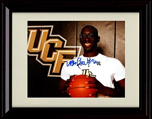 Framed 8x10 Tacko Fall Autograph Promo Print - 6 Foot 7 Phenom - UCF Framed Print - College Basketball FSP - Framed   