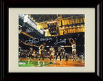 8x10 Framed Lakers vs Celtics Classic Game Autograph Promo Print - Boston Garden Framed Print - Pro Basketball FSP - Framed   