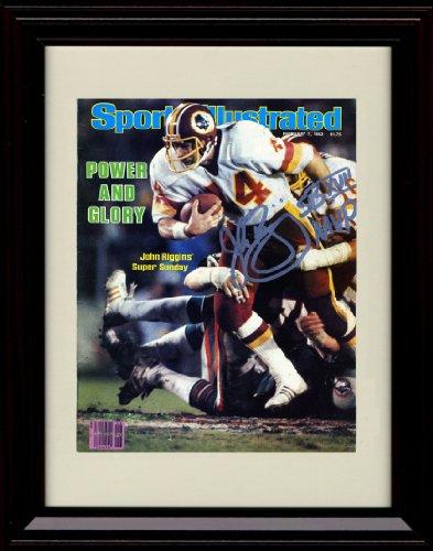 8x10 Framed John Riggins - Washington Football Club SI Autograph Promo Print - 2/7/1983 Framed Print - Pro Football FSP - Framed   