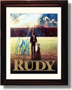 Framed Rudy Ruettiger Autograph Promo Print - Rudy Framed Print - Movies FSP - Framed   