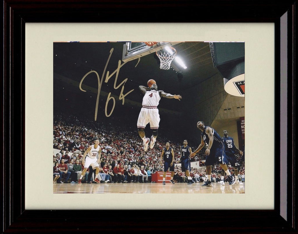 Framed 8x10 Victor Oladipo Autograph Replica Print - Indiana Hoosiers Framed Print - College Basketball FSP - Framed   