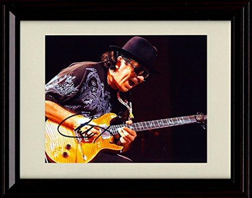 8x10 Framed Carlos Santana Autograph Promo Print Framed Print - Music FSP - Framed   