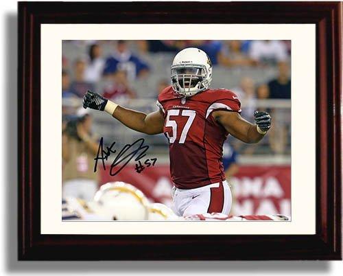 16x20 Framed Alex Okafor - Phoenix Cardinals Autograph Promo Print Gallery Print - Pro Football FSP - Gallery Framed   