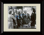 8x10 Framed Mary Tyler Moore Show Autograph Promo Print - Mary Tyler Moore Show Cast Framed Print - Television FSP - Framed   