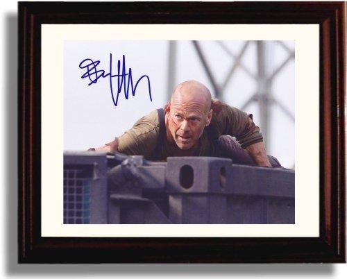 Framed Bruce Willis Autograph Promo Print Framed Print - Movies FSP - Framed   