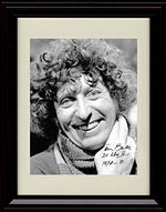8x10 Framed Tom Baker Autograph Promo Print - Dr Who Framed Print - Television FSP - Framed   