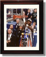 Unframed Elton Brand Autograph Promo Print - Duke Blue Devils Unframed Print - College Basketball FSP - Unframed   