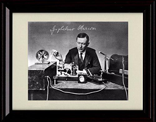 Unframed Guglielmo Marconi Autograph Promo Print - Engineering Pioneer - Inventor of the Radio Unframed Print - History FSP - Unframed   