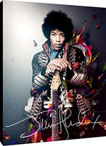 Canvas Wall Art:  Jimi Hendrix Autograph Print Canvas - Music FSP - Canvas   