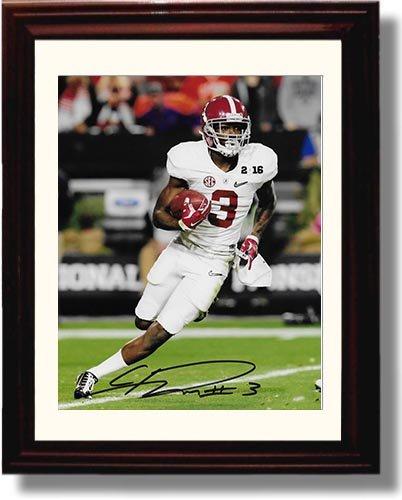 Framed 8x10 Alabama Crimson Tide Calvin Ridley "On The Run" Autograph Promo Print Framed Print - College Football FSP - Framed   