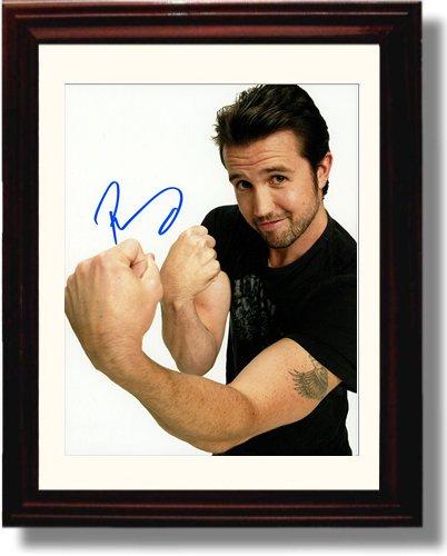 8x10 Framed Rob McElhenney Autograph Promo Print - Beckett Framed Print - Television FSP - Framed   