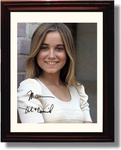 8x10 Framed Brady Bunch Autograph Promo Print - Maureen McCormick Framed Print - Television FSP - Framed   