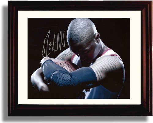 8x10 Framed Damian Lillard Autograph Promo Print - Portland Trailblazers Framed Print - Pro Basketball FSP - Framed   
