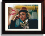 Framed Gene Wilder Autograph Promo Print - Charlie and the Chocolate Factory Framed Print - Movies FSP - Framed   
