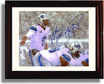 8x10 Framed Matthew Stafford - Detroit Lions "Snowstorm" Autograph Promo Print Framed Print - Pro Football FSP - Framed   