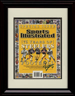 Unframed 75th Anniversary - Pittsburgh Steelers Autograph Promo Print - Sports Illustrated Commemorative Unframed Print - Pro Football FSP - Unframed   