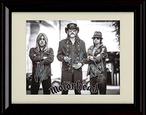 8x10 Framed Motorhead with Lemmy Kilmister Autograph Promo Print Framed Print - Music FSP - Framed   