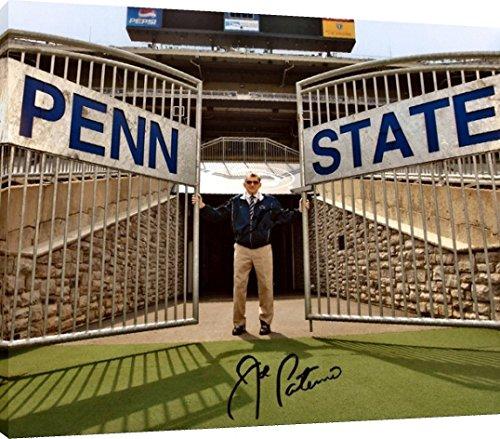 Metal Wall Art:   Joe Paterno - Penn State - At the Gates - Autograph Print Metal - College Football FSP - Metal   