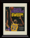 8x10 Framed James Worthy SI Autograph Promo Print - Sweep! - Los Angeles Lakers Framed Print - Pro Basketball FSP - Framed   