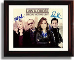 Framed Law and Order SVU Autograph Promo Print - Cast Signed Framed Print - Television FSP - Framed   