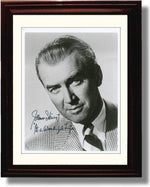8x10 Framed James Stewart Autograph Promo Print - Its a Wonderful Life Framed Print - Movies FSP - Framed   