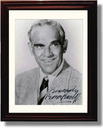 8x10 Framed Boris Karloff Autograph Promo Print Framed Print - Movies FSP - Framed   