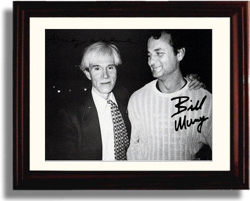 8x10 Framed Andy Warhol and Bill Murray Autograph Promo Print Framed Print - Movies FSP - Framed   