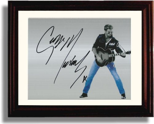 Unframed George Michael Autograph Promo Print Unframed Print - Music FSP - Unframed   
