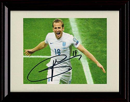 8x10 Framed Harry Kane Autograph Promo Print - Team England World Cup Framed Print - Soccer FSP - Framed   