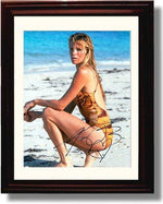 8x10 Framed Kim Basinger Autograph Promo Print Framed Print - Movies FSP - Framed   