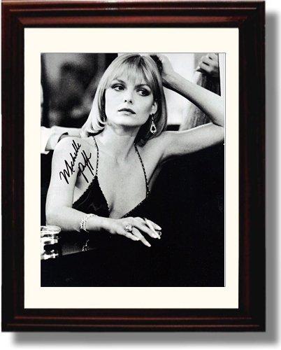 16x20 Framed Michelle Pfeiffer Autograph Promo Print Gallery Print - Movies FSP - Gallery Framed   