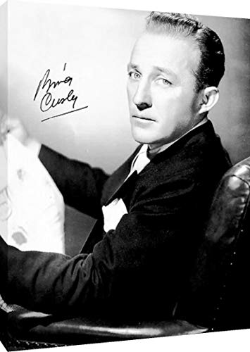Floating Canvas Wall Art:  Bing Crosby Autograph Print Floating Canvas - Music FSP - Floating Canvas   