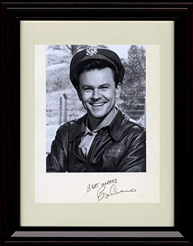 8x10 Framed Bob Crane Headshot Autograph Promo Print - Hogans Heroes Framed Print - Television FSP - Framed   