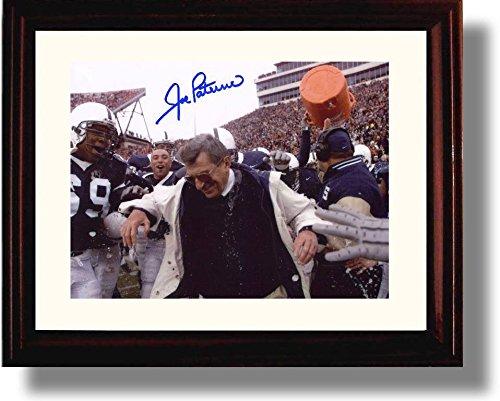 Framed 8x10 "The Celebration" Penn State Coach Joe Paterno Autograph Promo Print Framed Print - College Football FSP - Framed   