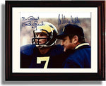 Unframed Rich Leach & Bo Schembechler Michigan Wolverines Autograph Promo Print Unframed Print - College Football FSP - Unframed   